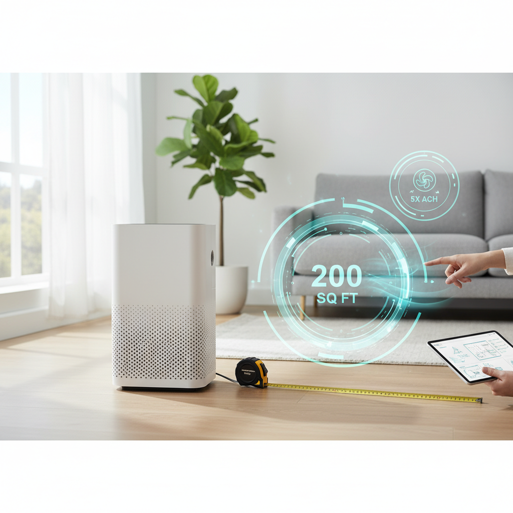 Air Purifier Sizing Guide: Square Footage vs. ACH Rating Demystified